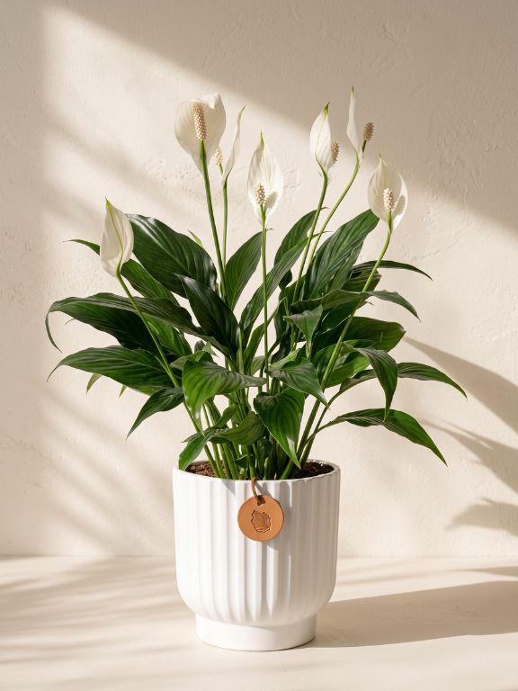 SPATH PLANT IN DECO POT